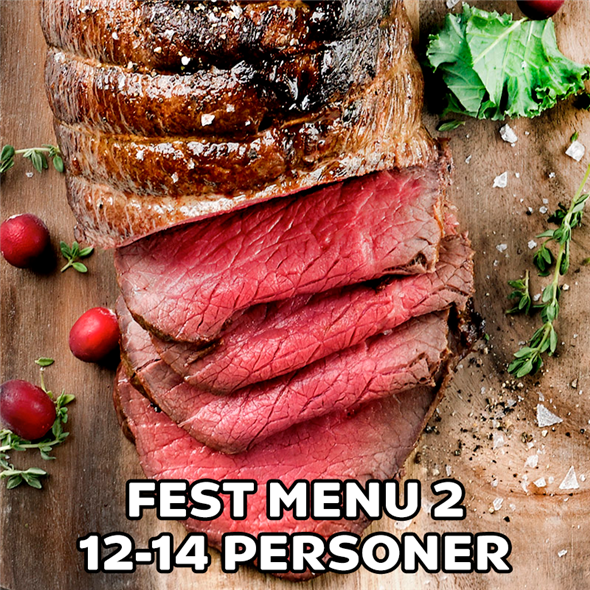 Festmenu 2 (12-14 pers.)